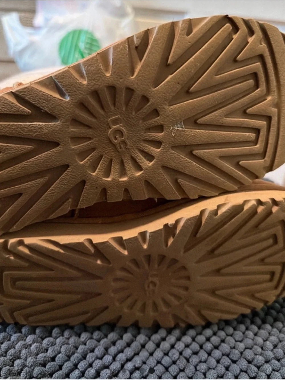 Tan Suede Shearling-Lined UGG Winter Boots